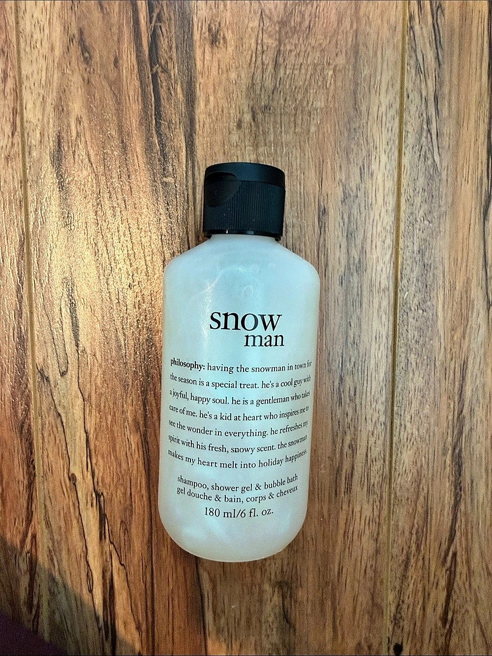 Philosophy “snow man” shampoo, shower gel & bubble bath